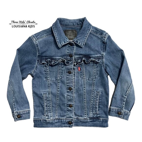 Levi Straus & Co. 6-7Y Denim Ruffles Jacket